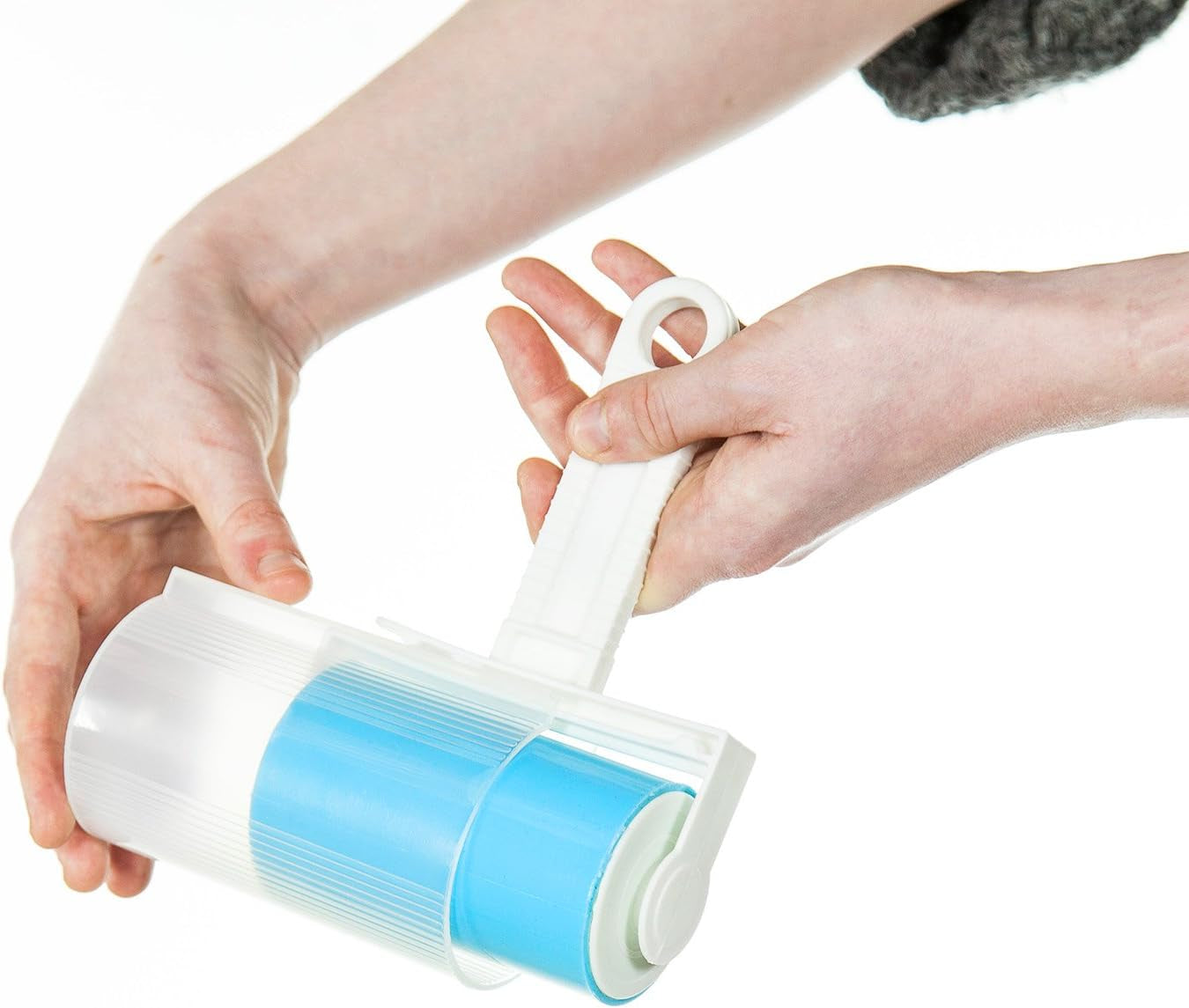 Silicone Lint Rollers Twin Set | Large Lint Remover and Travel Lint Remover | Pet Hair Remover | Handheld Sticky Silicone Dust Wiper Washable and Reusable for Clothes | Lint Removers for Clothes