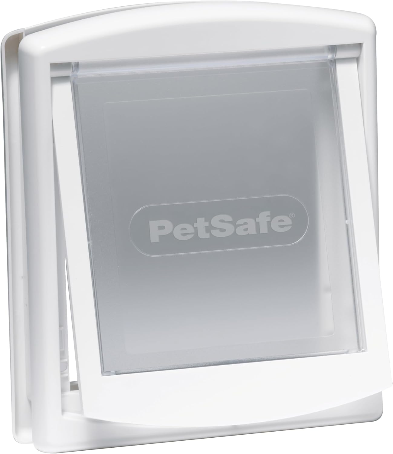PetSafe Original 2 Way Pet Door - Manual Lock, Durable Frame, Multiple Colours - Medium, White